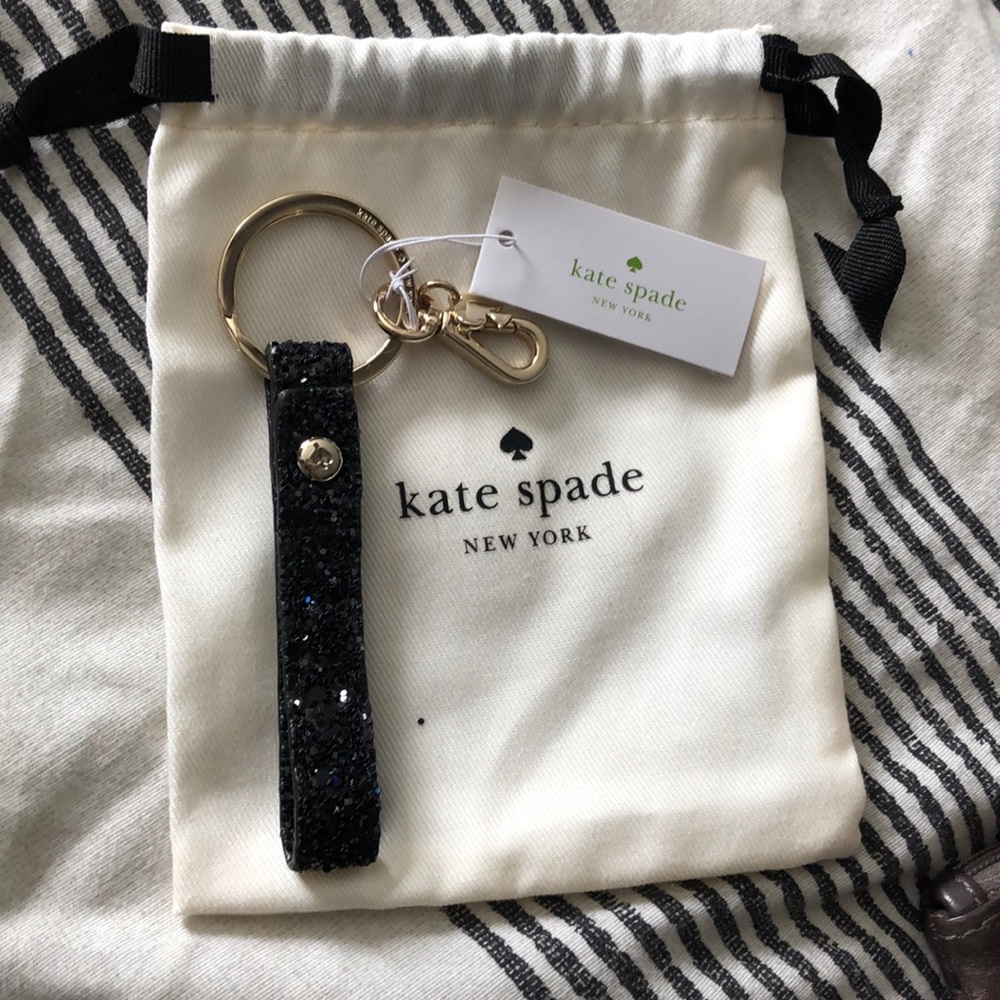 Kate spade glitter key chain